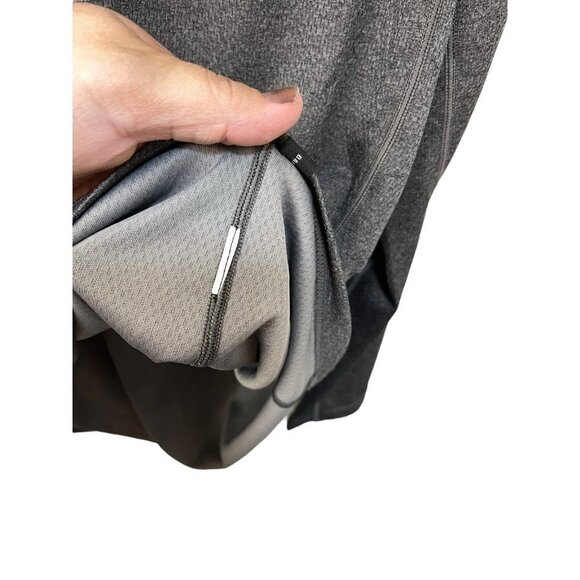 Prana Men’s Breathe Lightweight Quarter Zip Pullover Gray Polyester Size Medium - Picture 4 of 5